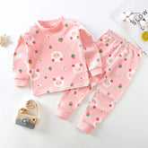 Children's Baby Clothes Autumn And Winter Long Sleeve Suit Boys Girls Kids Cotton Fashion Cartoon